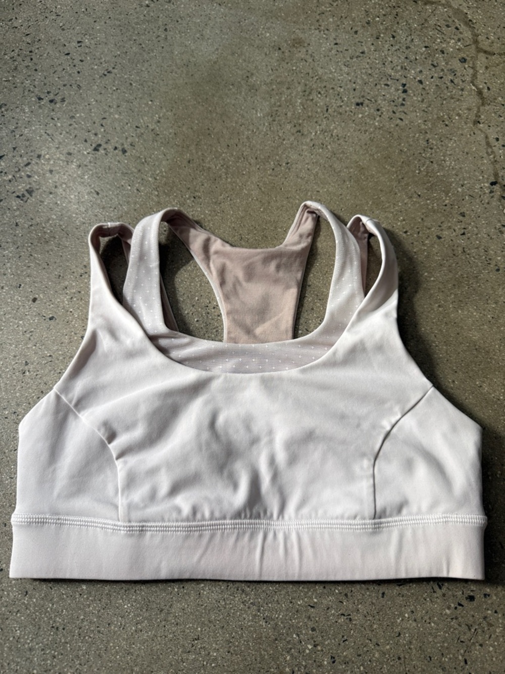 lululemon athletica Light Pink Racerback Sports Bra